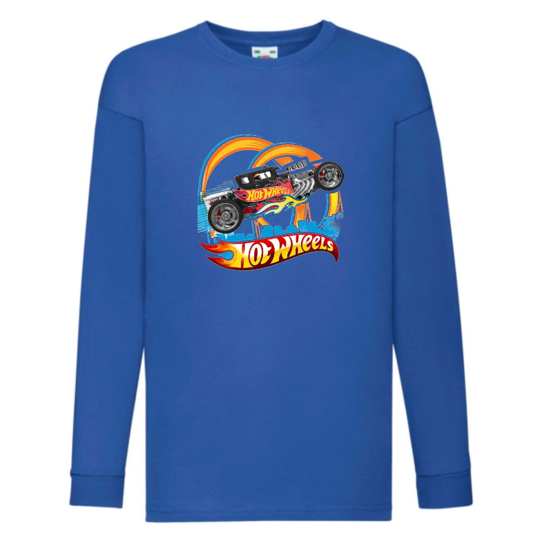 

Лонгслив реглан Хот Вилс 009 (HotWheels) синий (HTW blu 009) 152 см