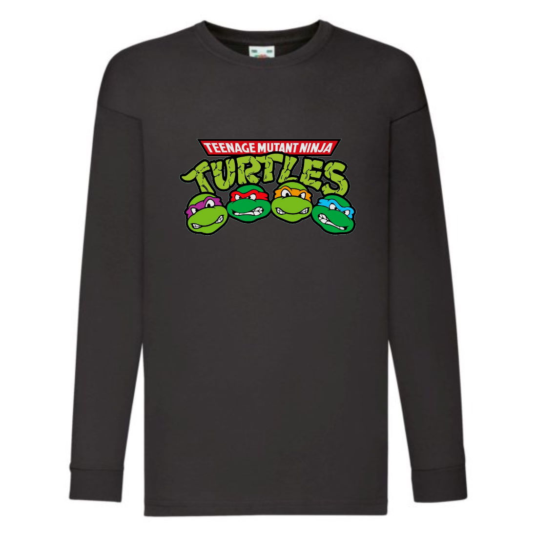 

Лонгслив реглан Черепашки Ниндзя 0025 (Ninja Turtles) черный (NTR blc 0025) 116 см