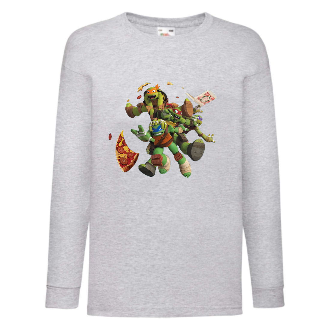 

Лонгслив реглан Черепашки Ниндзя 0020 (Ninja Turtles) серый (NTR gry 0020) 140 см