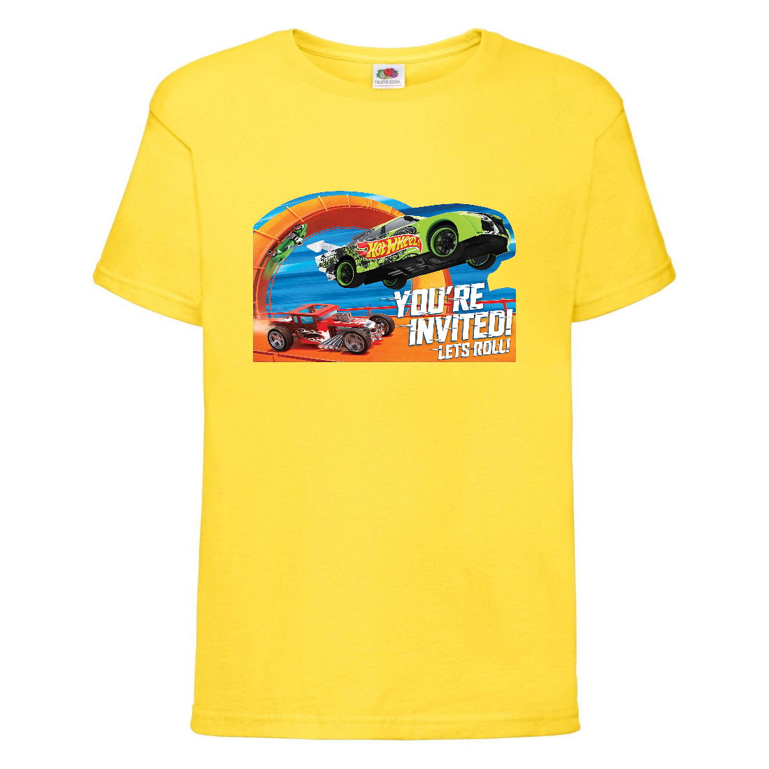 

Футболка детская Хот Вилс 0010 (HotWheels) желтая (HTW yel 0010) 140 см