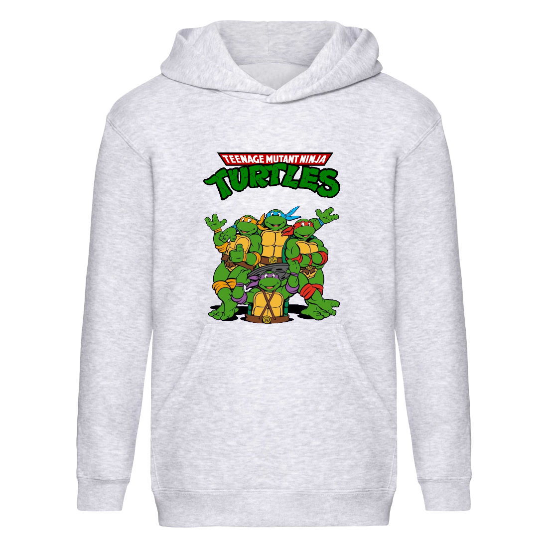 

Худи детская Черепашки Ниндзя 0019 (Ninja Turtles) серый (NTR gry 0019) 164 см