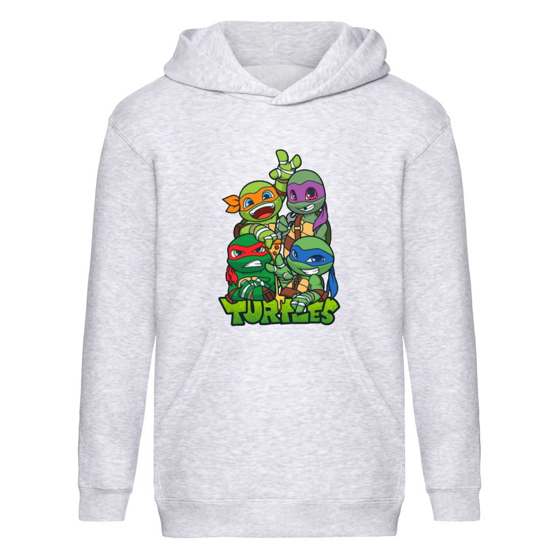 

Худи детская Черепашки Ниндзя 0023 (Ninja Turtles) серый (NTR gry 0023) 128 см