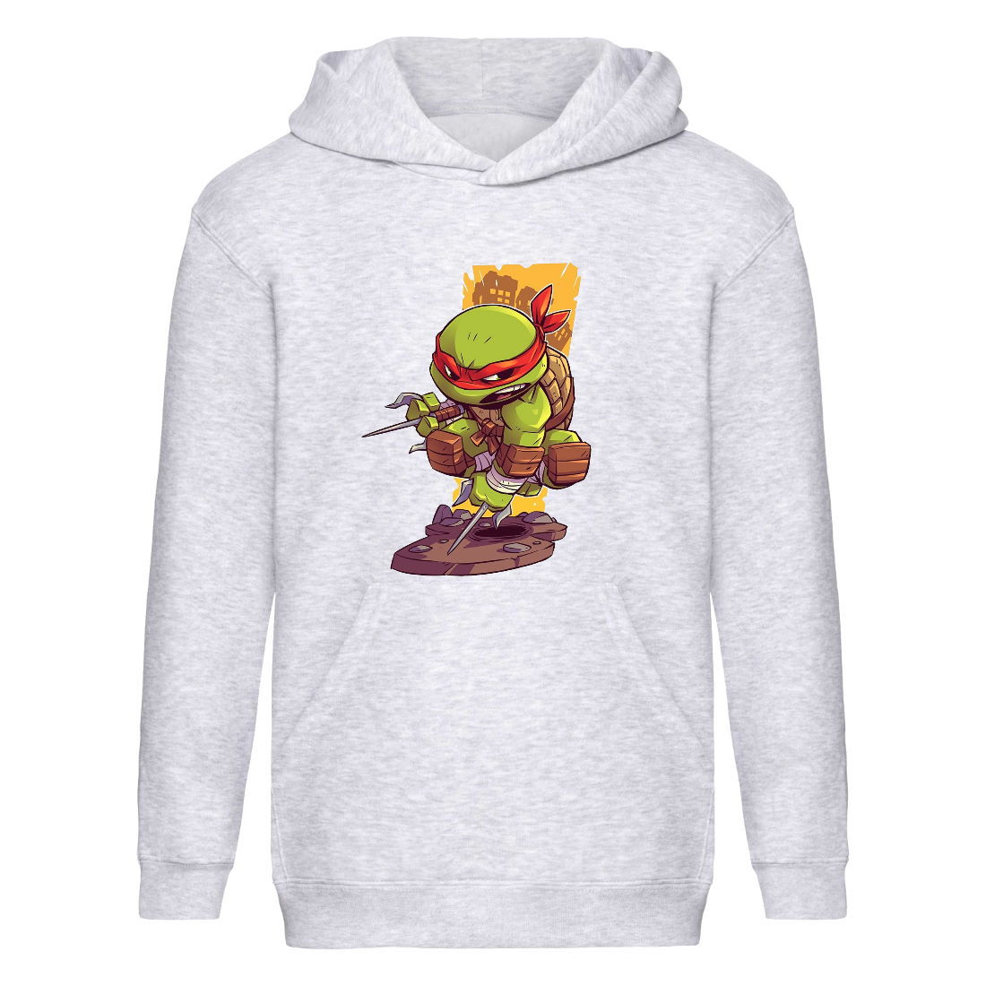 

Худи детская Черепашки Ниндзя 0016 (Ninja Turtles) серый (NTR gry 0016) 152 см