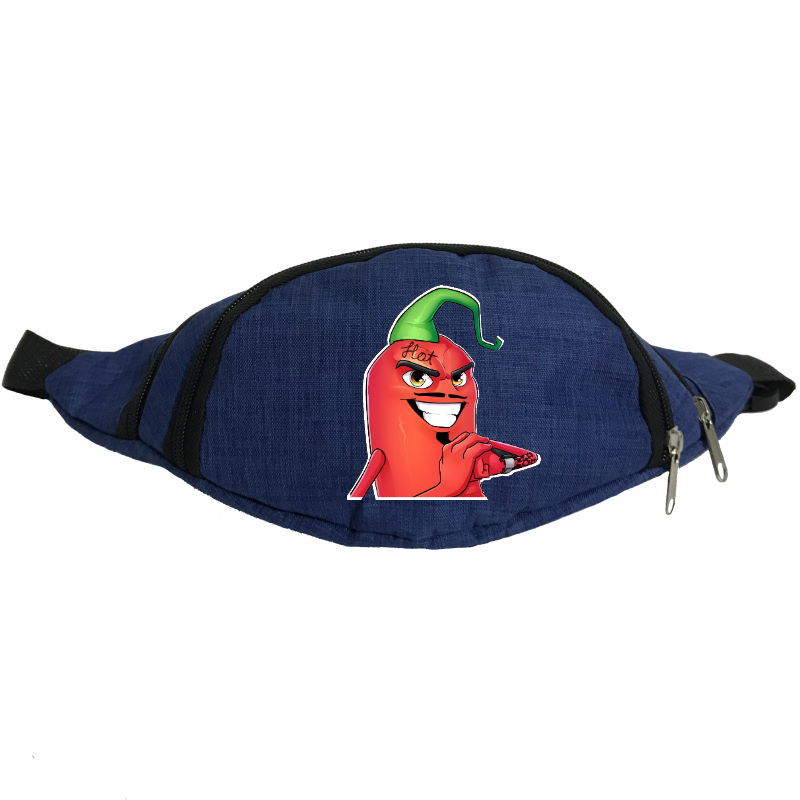 

Сумка Бананка на пояс Эдисон Перец (Edison-02) синяя