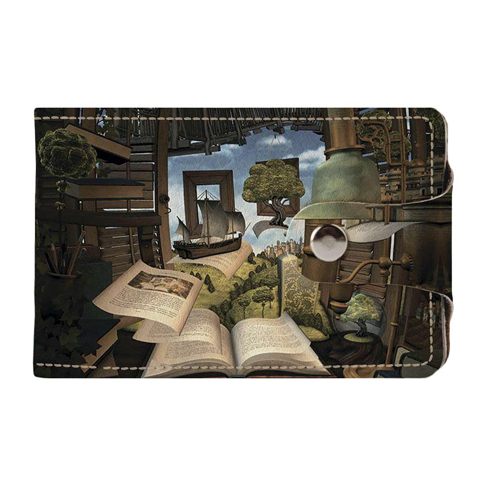 

Визитница Fisher Gifts Duo 636 Неопознанный мир экокожа