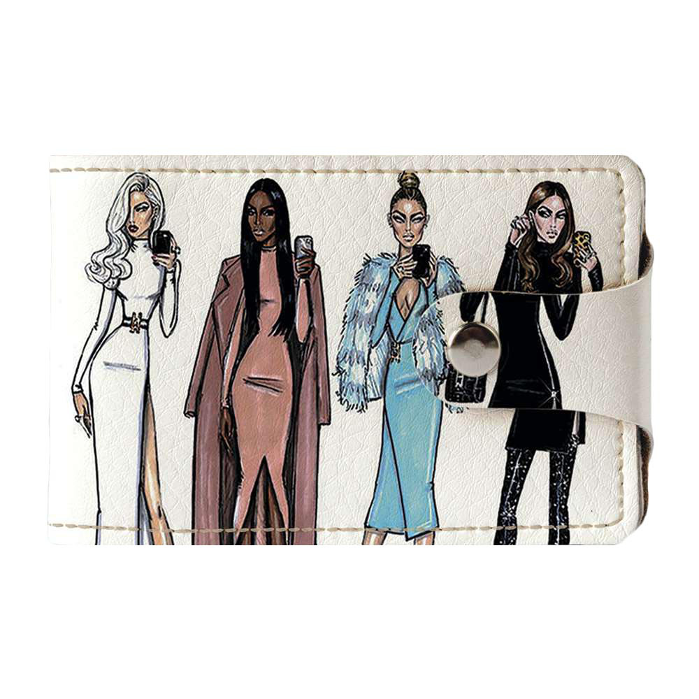 

Визитница Fisher Gifts Duo 170 Девушка VOGUE 21 экокожа