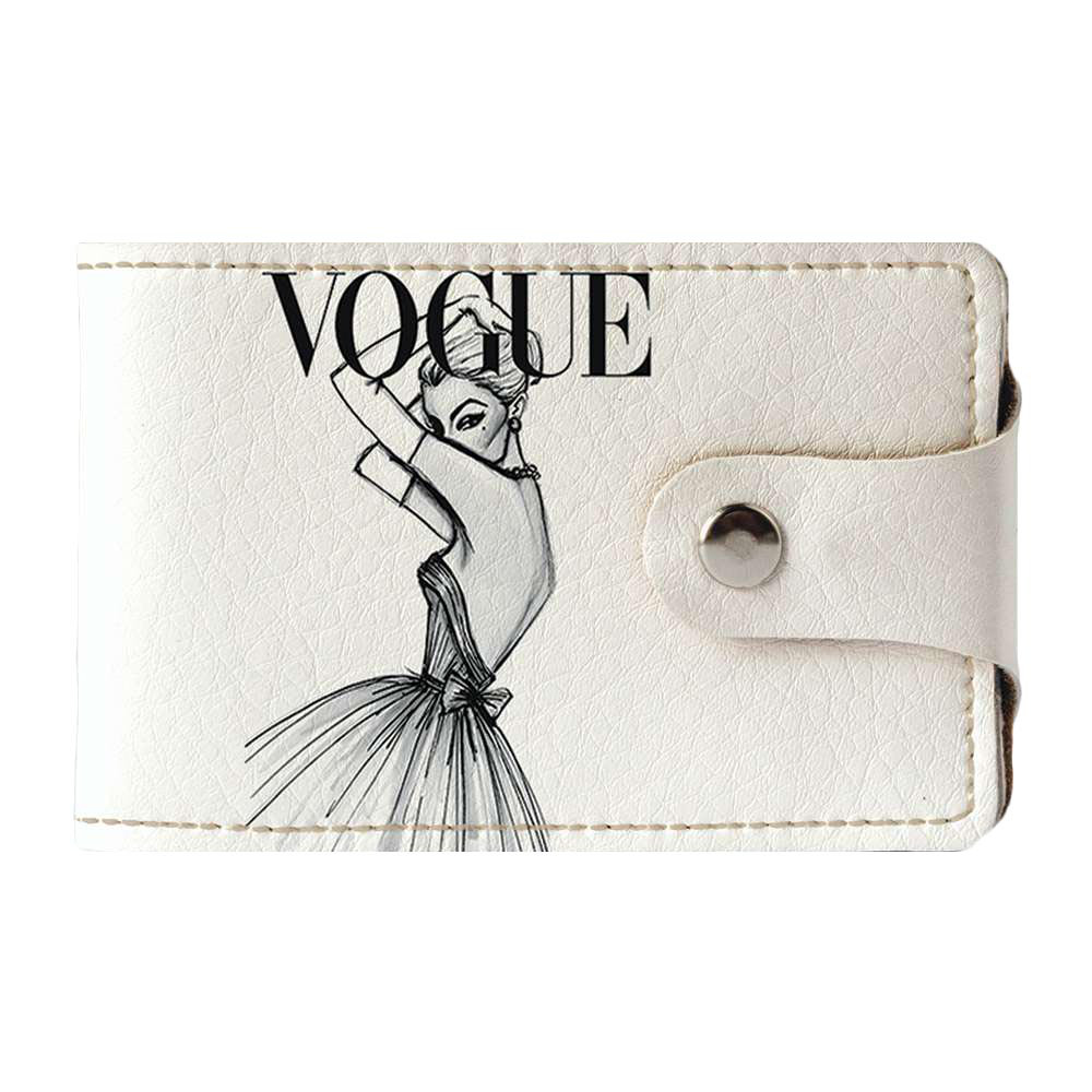 

Визитница Fisher Gifts Duo 151 Девушка VOGUE 9 экокожа