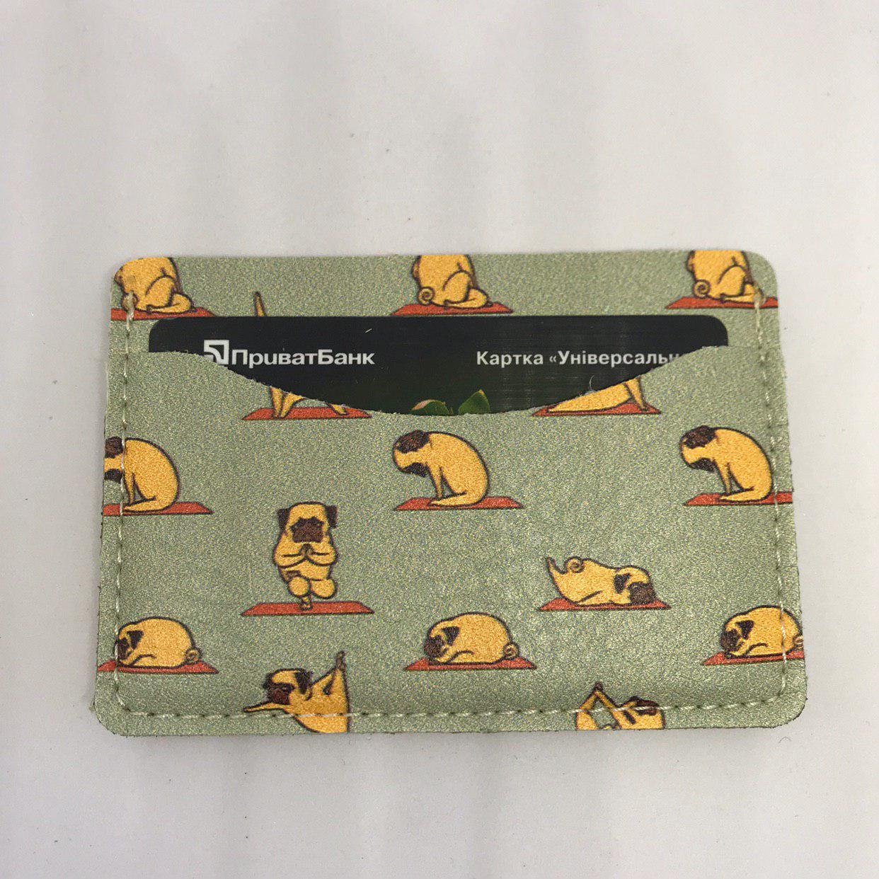 

Картхолдер Fisher Gifts Tre 764 Мопсойога экокожа