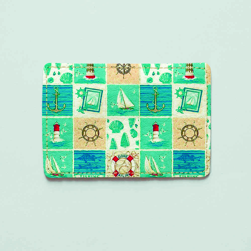 

Картхолдер Fisher Gifts Uno 721 Рыбка, якорь, маячок экокожа