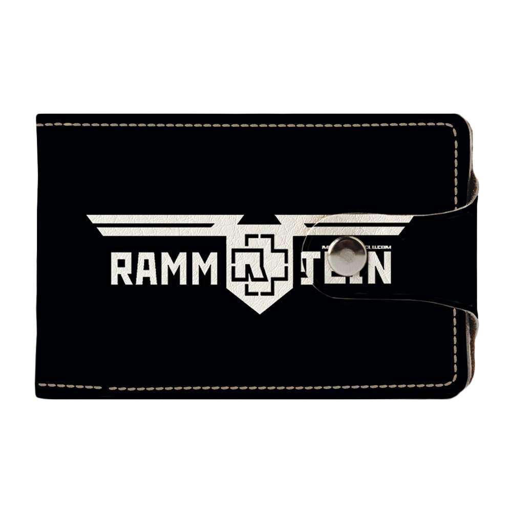 

Визитница Fisher Gifts Duo 830 Rammstein logo white экокожа