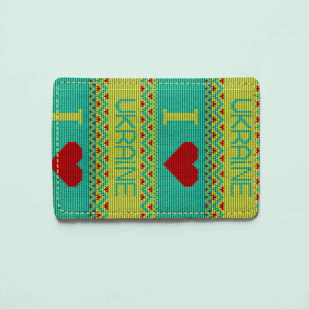 

Картхолдер Fisher Gifts Uno 58 I love Ukraine вязаная экокожа