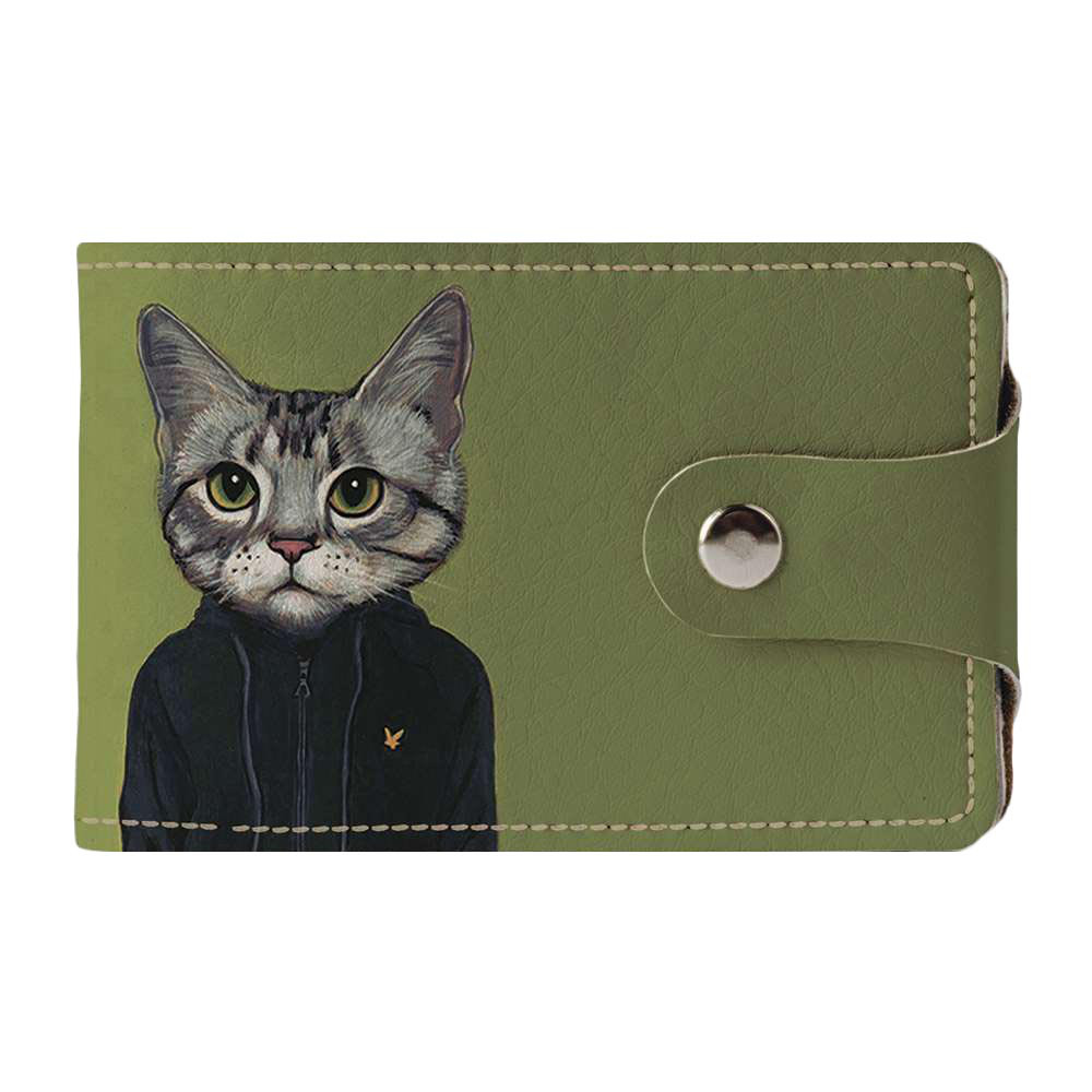 

Визитница Fisher Gifts Duo 604 Кот спортсмен экокожа