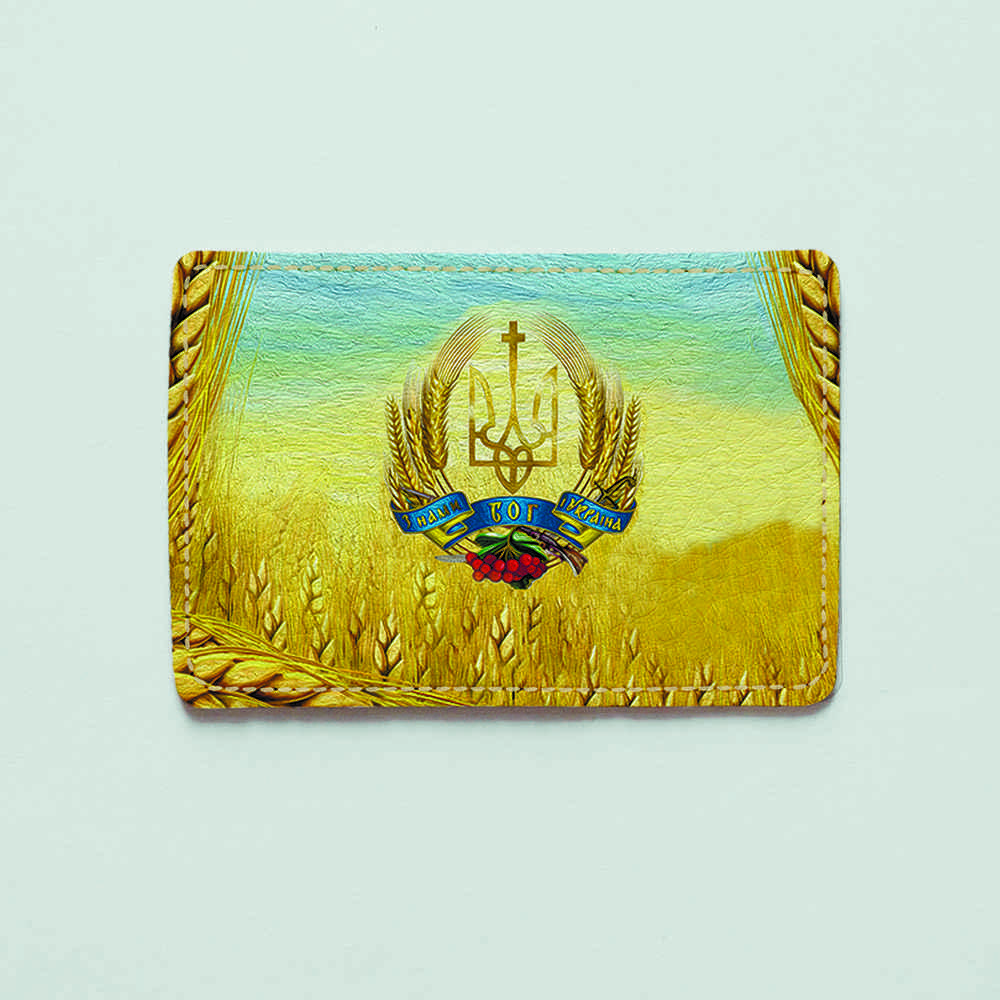 

Картхолдер Fisher Gifts Uno 12 С нами Бог и Украина экокожа