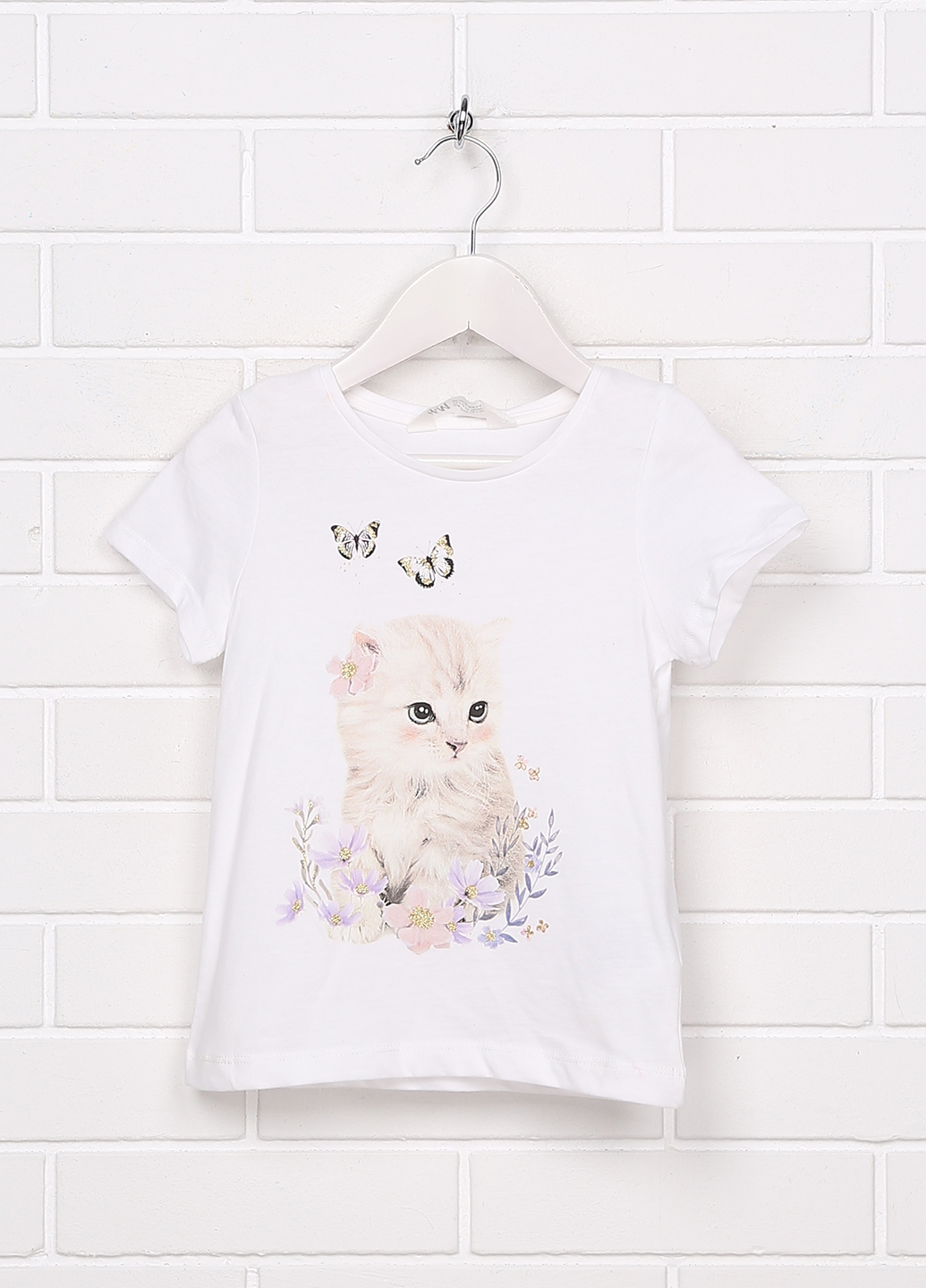 

футболка H&M hmk01110032 110/116 см Белый 2000000213507