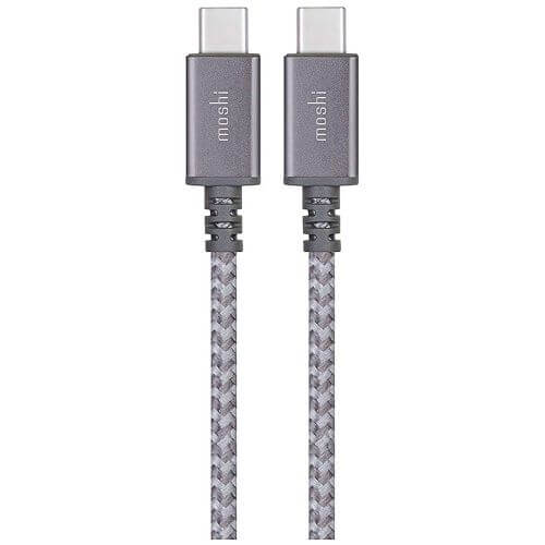 

Кабель Moshi Integra™ USB-C to USB-C Charge/Sync Cable Titanium Gray