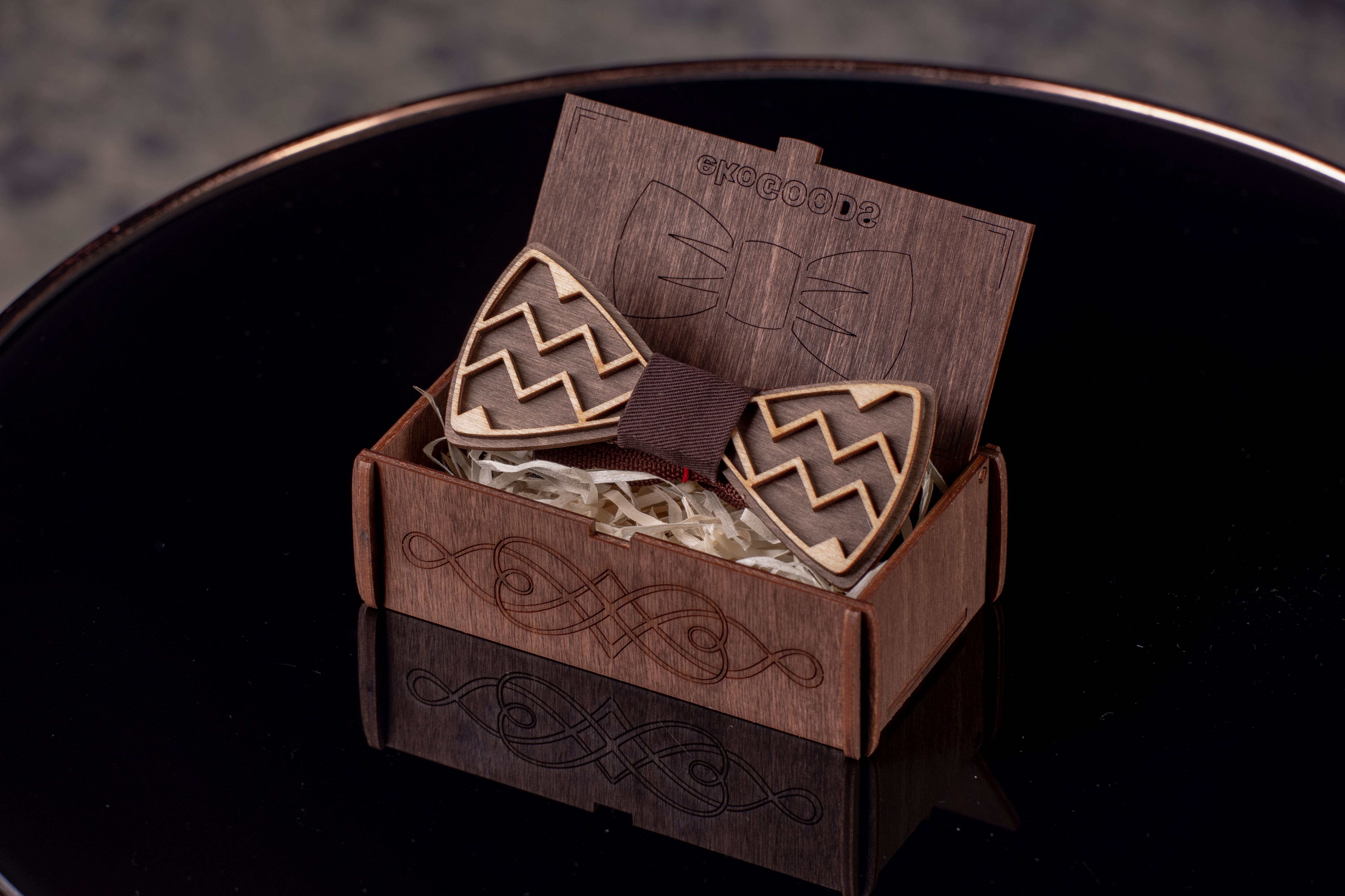

Деревянная Галстук Бабочка «WOODWORK»