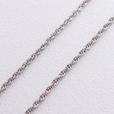 

Серебряная цепочка плетение веревка 45см 69190