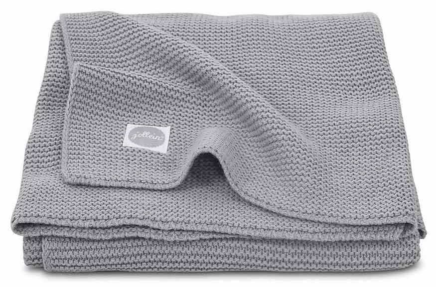

Детский плед Jollein Жоллейн Basic Knit Stone Grey 75×100 см (516-511-65220)