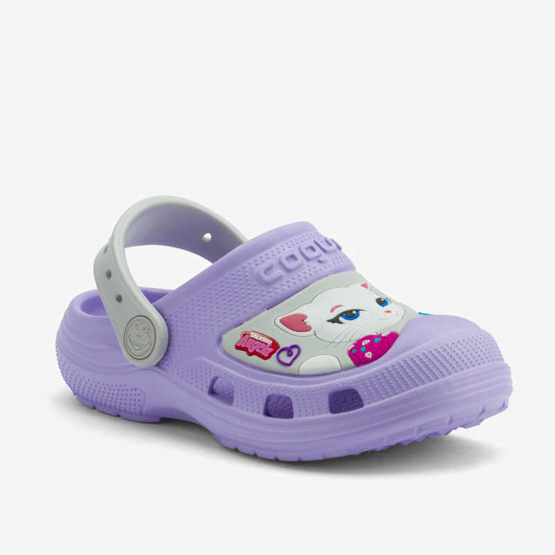 

Клоги Coqui 9382 Maxi Talking Tom And Friends 27/28 17 см Lt. lila/Khaki grey (9382_27/28_lila_grey)