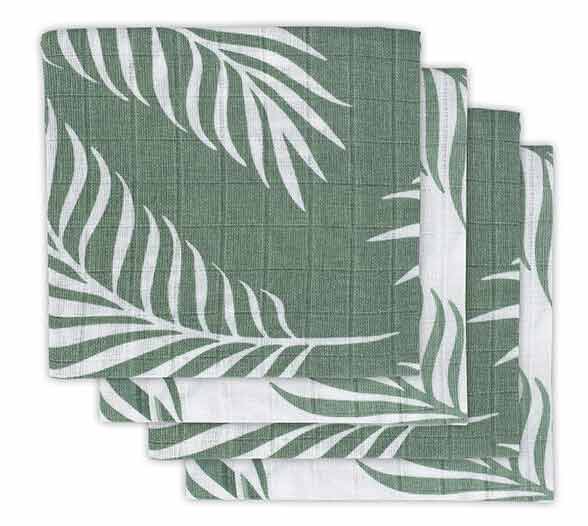 

Набор муслиновых пеленок Jollein Жоллейн Nature Ash Green 70×70 см 4 шт (535-851-65313)