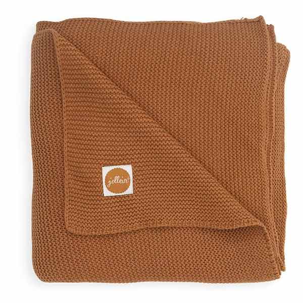 

Детский плед Jollein Жоллейн Basic Knit Caramel 100×150 см (516-522-65355)