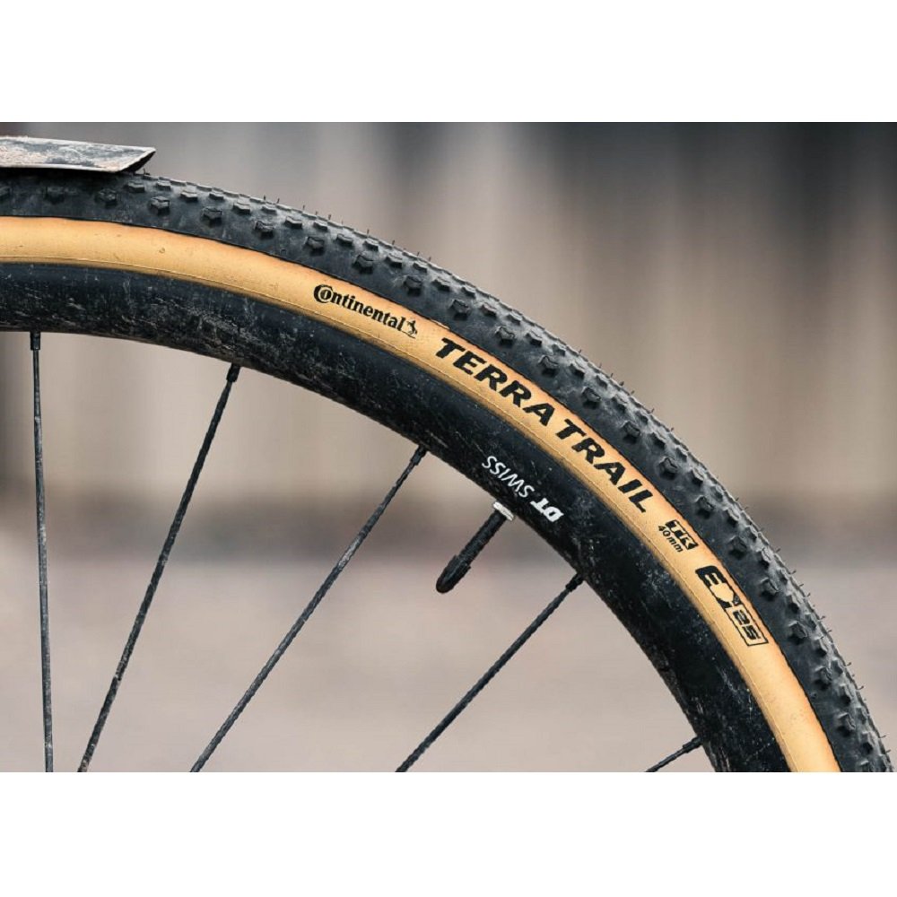 

Покрышка бескамерная Continental Terra Trail ProTection 28" | 700 x 40C | 28 x 1.50 black/cream , складная skin