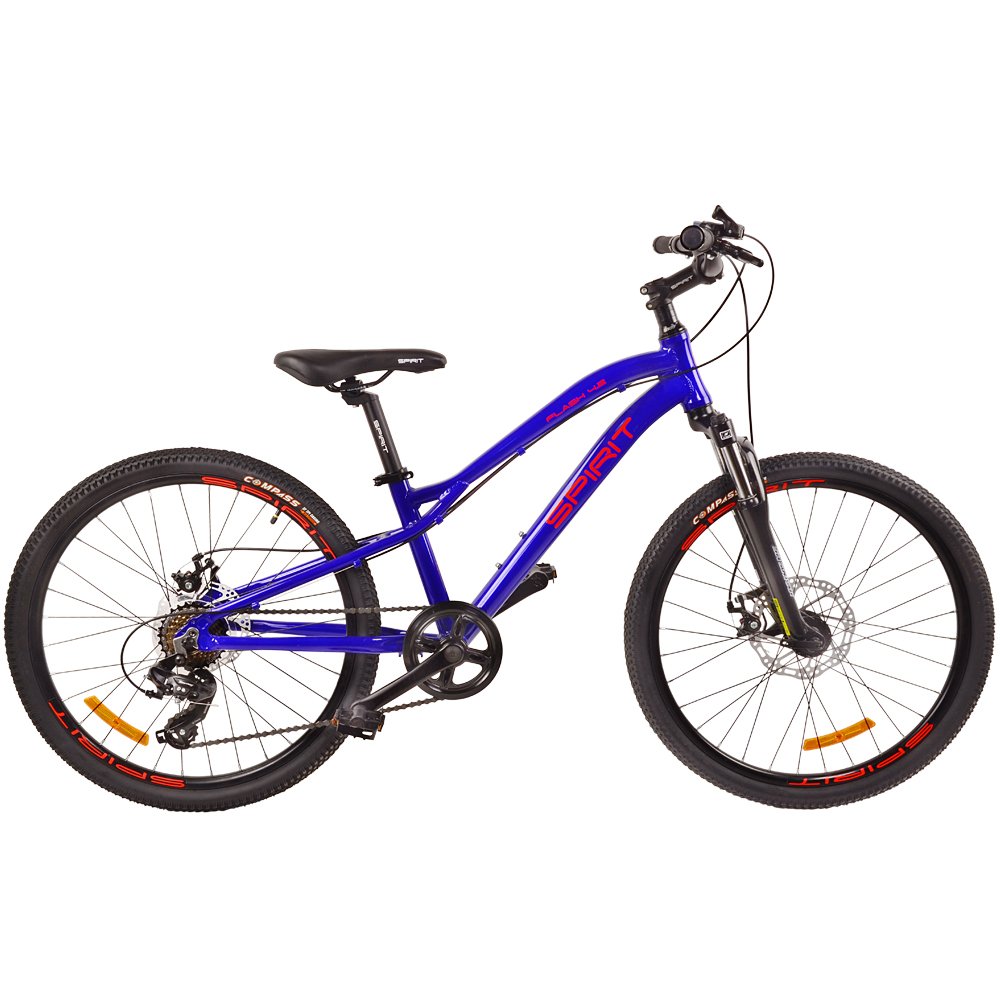 

Велосипед Spirit Flash 4.2 24", рама Uni, синий/матовый, 2021