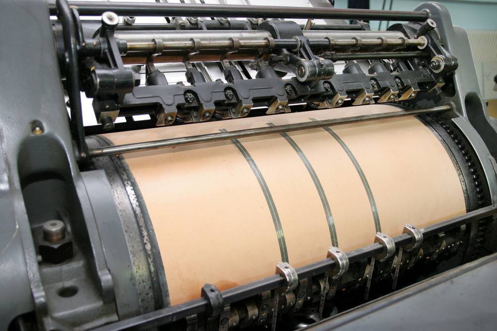 

Картина на холсте LaPrint Печатная промышленность 90х60 см