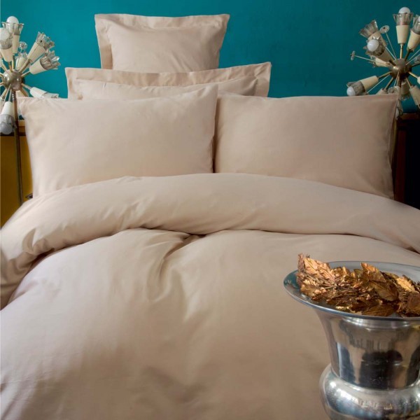 

Комплект постельного белья ISSIMO HOME SIMPLY SATIN 200*220 Бежевый горчичный