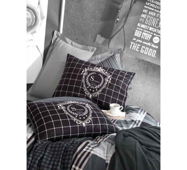 

Комплект постельного белья COTTON BOX RAMOS 160*220 Серый