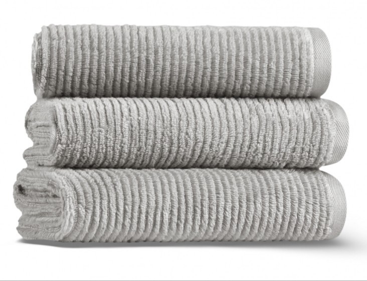 

Полотенце Lappartamente SLIM RIBBED 70x140 Светло серый