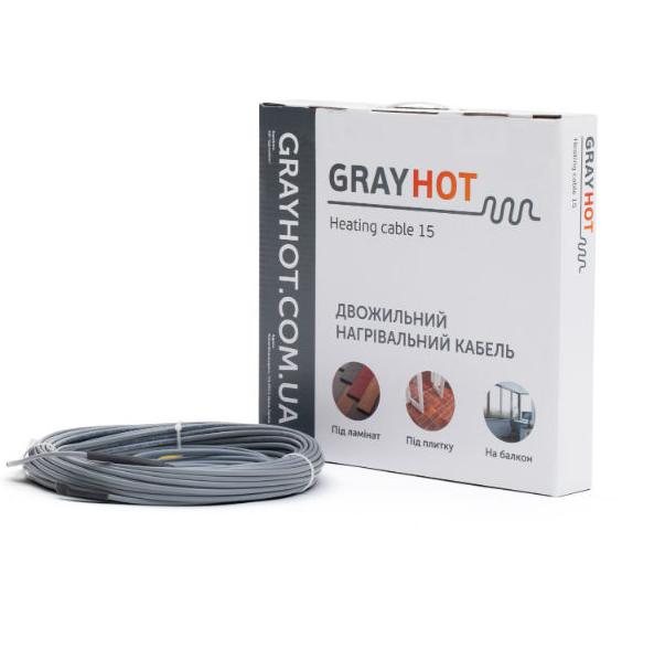 

Нагревательный кабель Grayhot 9м, 129 Вт