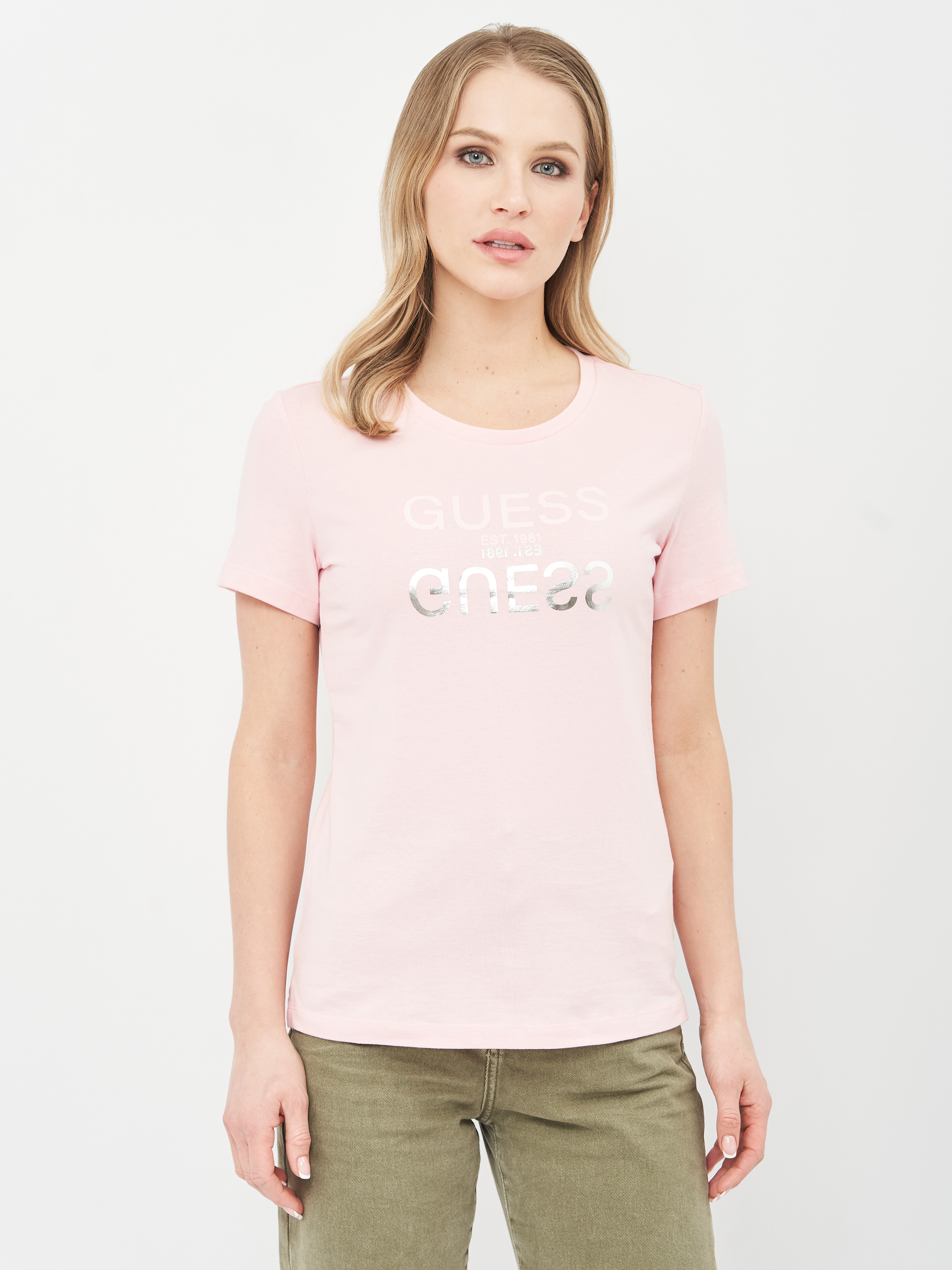 

Футболка Guess W1GI0C-I3Z11 XS Alabaster pink