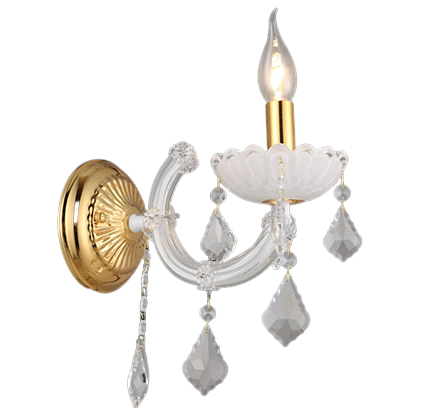 

Бра INL-1147W-01 White & Gold