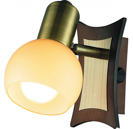 

Бра INL-9275W-01 Antique brass & Walnut