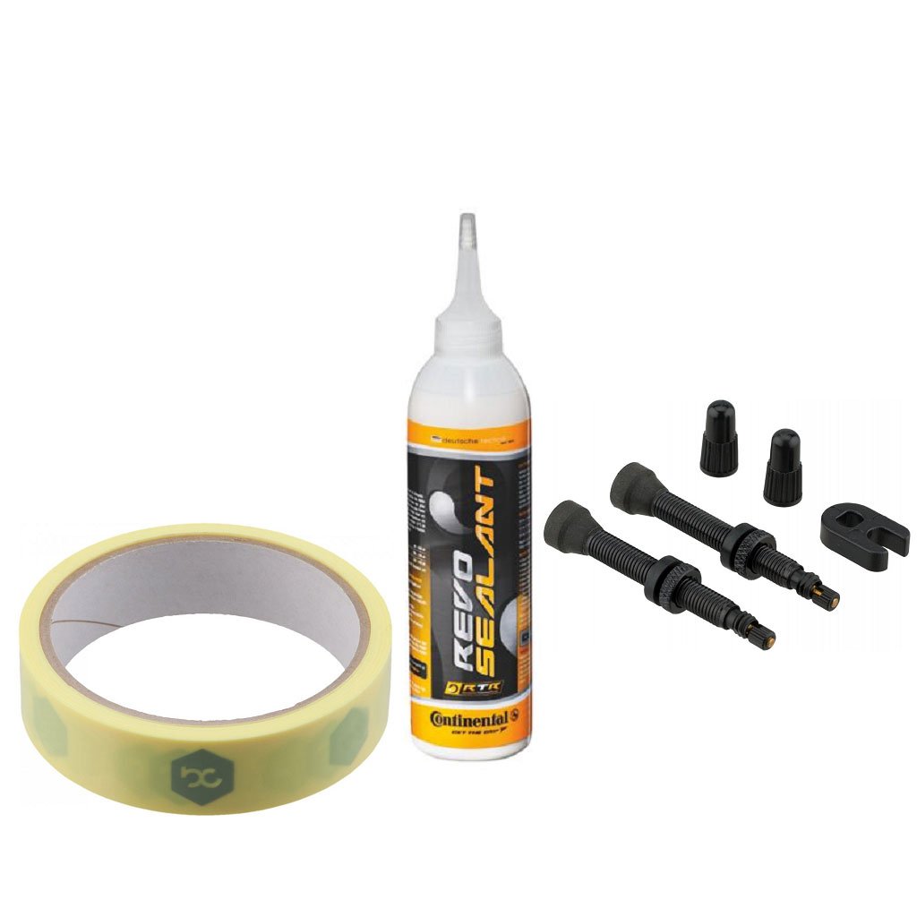 

Бесскамерный набор Continental 27mm (лента, ниппель, клей)