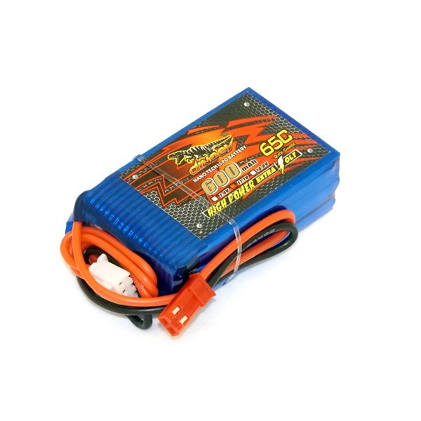 

Аккумулятор Dinogy Li-Pol 600mAh 11.1V 3S 65C JST 53x30x18.4мм