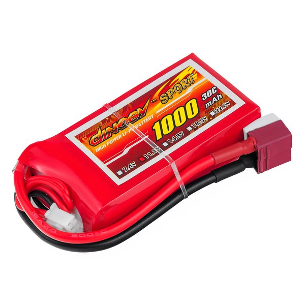 

Аккумулятор Dinogy LiPO 11,1В 1000мАч 3S 30C 18х35х68мм 87г T-Plug (DLC-3S1000D-T)