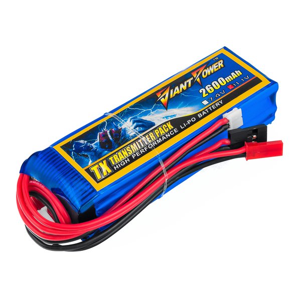 

Аккумулятор Dinogy Giant Power LiPO 11,1В 2600мАч 3S 25C 97х31х25мм 120г Futaba+JST для передатчиков (DLC-3S2600TA-FUT)
