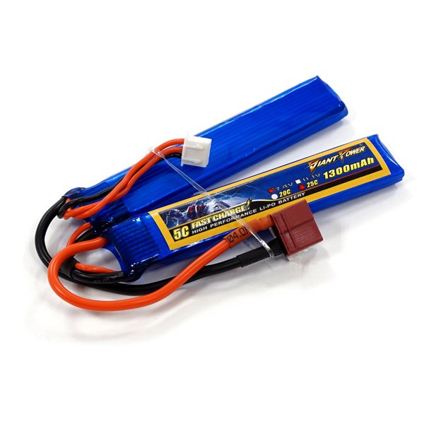 

Аккумулятор для страйкбола Dinogy LiPO 7,4В 1300мАч 2S 25C 7,5х18х96мм 64г T-Plug (DAS-2S751890C-2W-T)