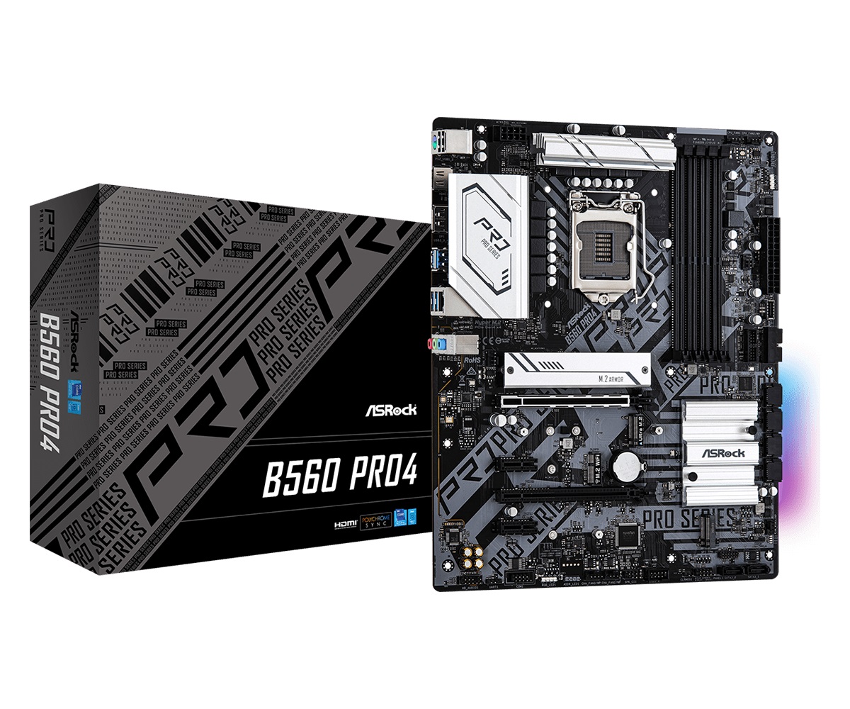 

Материнская плата ASRock B560 Pro4 Socket 1200
