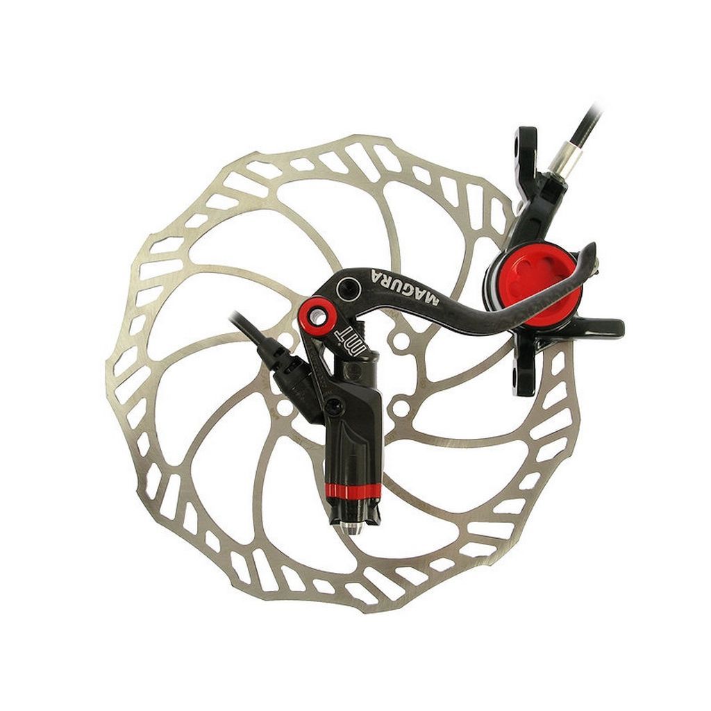 

Тормоз дисковый гидравлический Magura MT8, крепления тормоза Post Mount 6\", ротор Storm SL 180