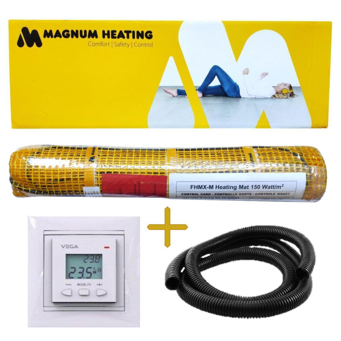 Нагревательный мат Magnum 18 м | 1350 вт | 9 м.кв | + програматор Vega ...