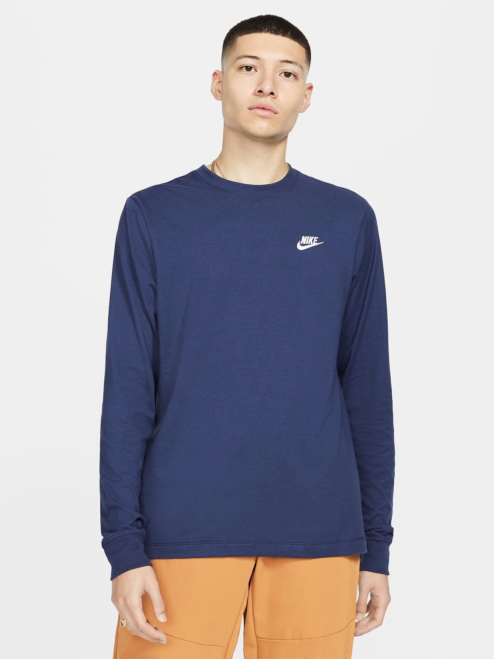 

Футболка с длинными рукавами Nike M Nsw Club Tee - Ls AR5193-410 M