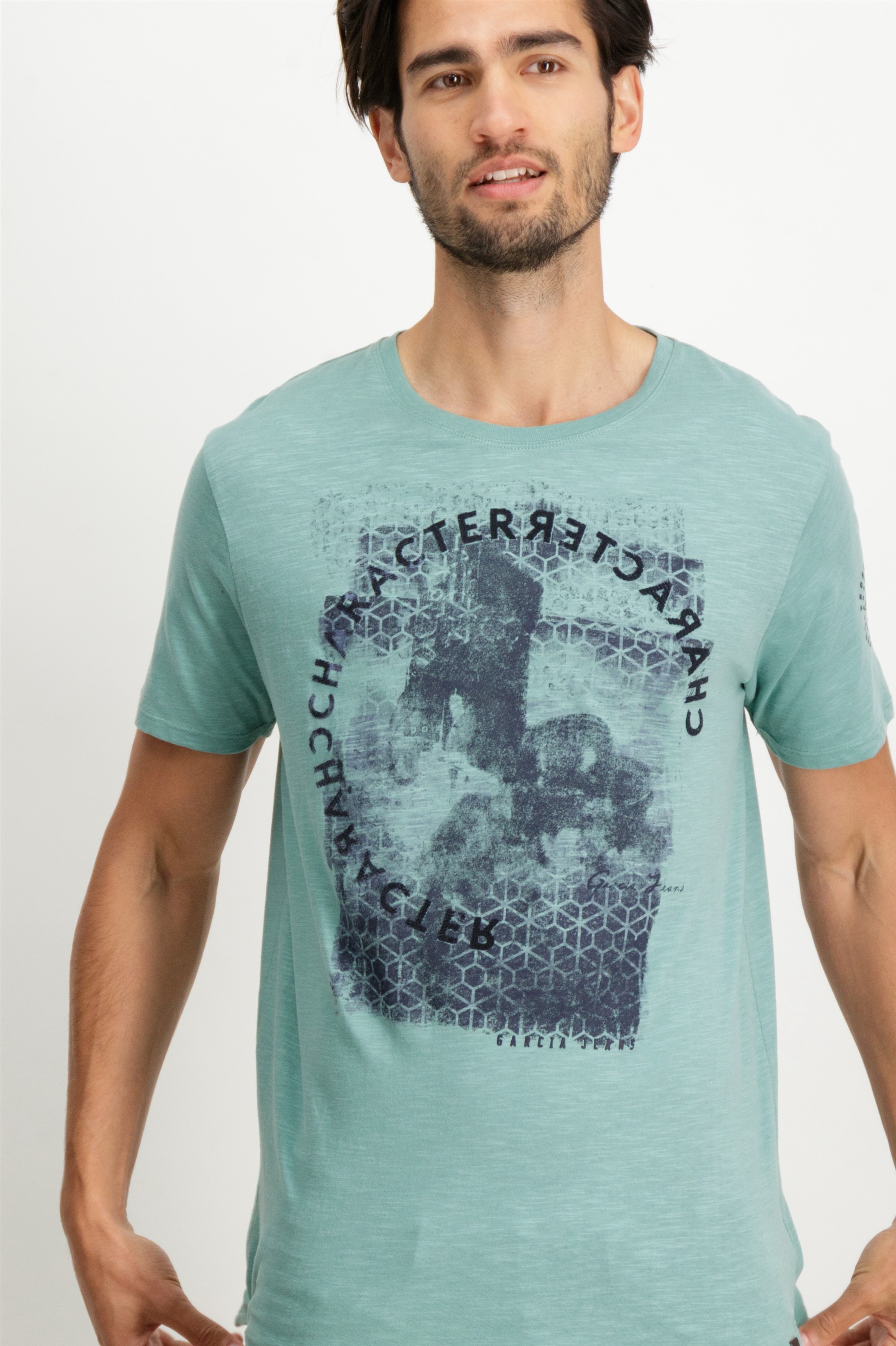 

Футболка Garcia Jeans X81003 XL Голубая