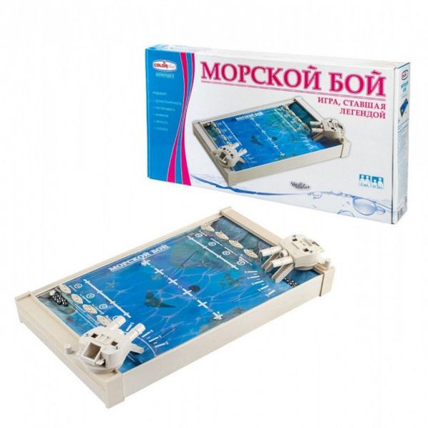 

Настільна гра "Морський бій" Colorplast блакитний (1234)