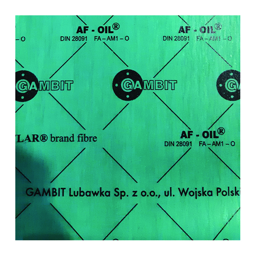 

Безасбестовый паронит листовой Gambit OIL 0.3мм 50х50см