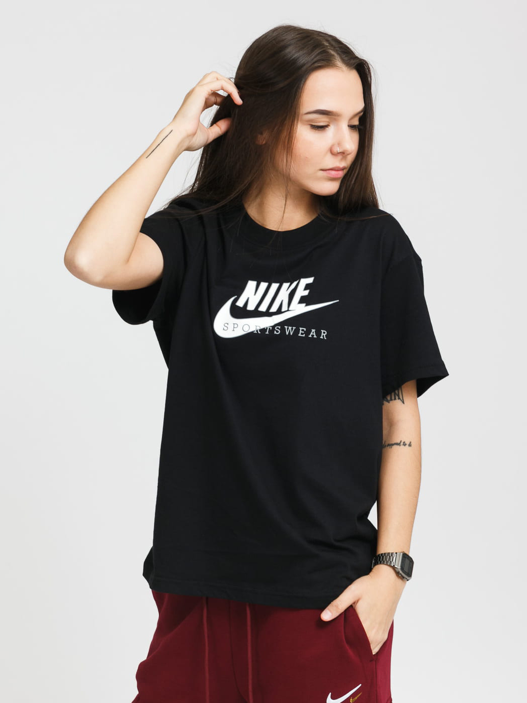 

Футболка Nike W Nsw Heritage Ss Top Hbr CZ8612-010 XS