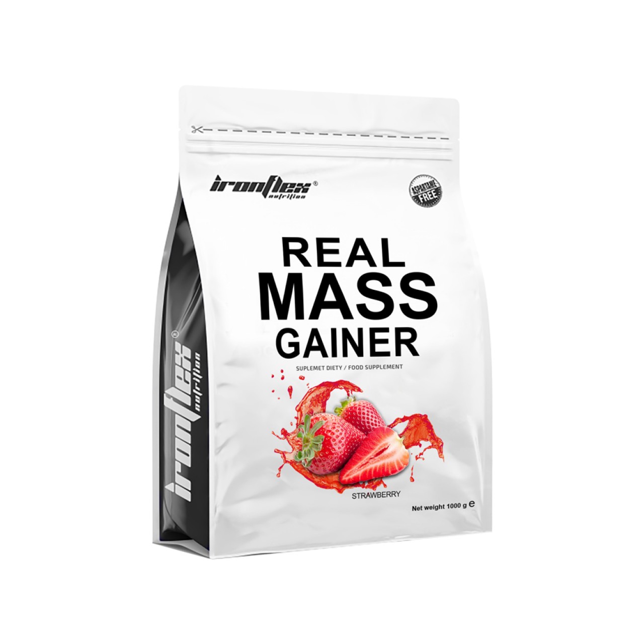 

Гейнер IronFlex Real Mass Gainer 1 кг Клубника (2254f16)