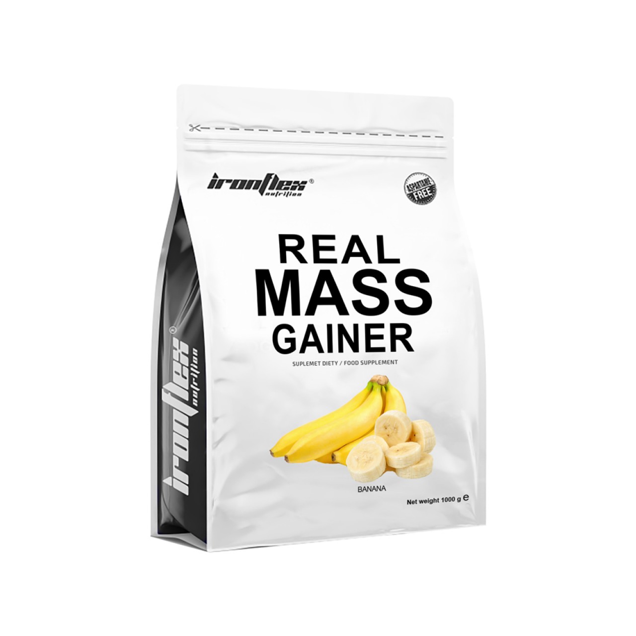 

Гейнер IronFlex Real Mass Gainer 1 кг Банан (2254f23)